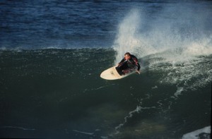 Craig Peterson surfing J-Bay