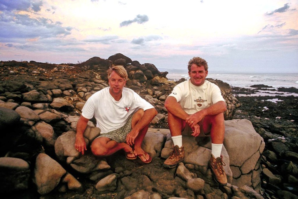 Craig Peterson and Kevin Naughton in Baja, California